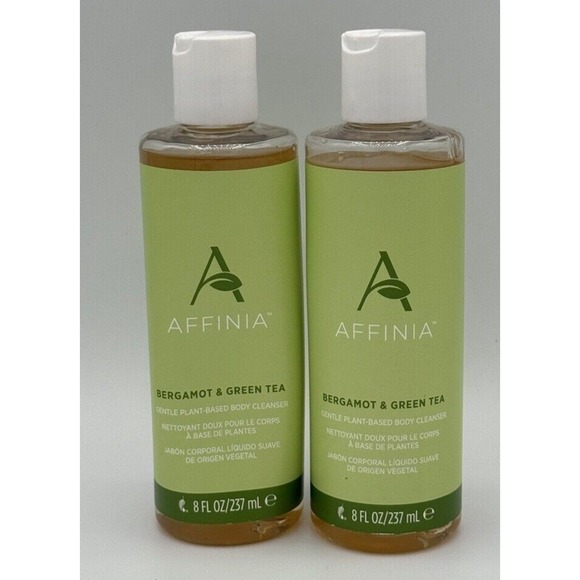 Melaleuca Other - Melaleuca Affinia Bergamot Green Tea Body Cleanser Set of 2 Plant Based 8 Oz